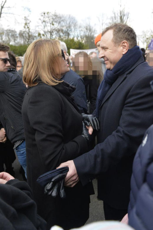 Pogrzeb Pawła Królikowskiego Powązki Wojskowe 