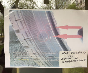 Tajemniczy wandal już ponad miesiąc przebija opony wrocławianom