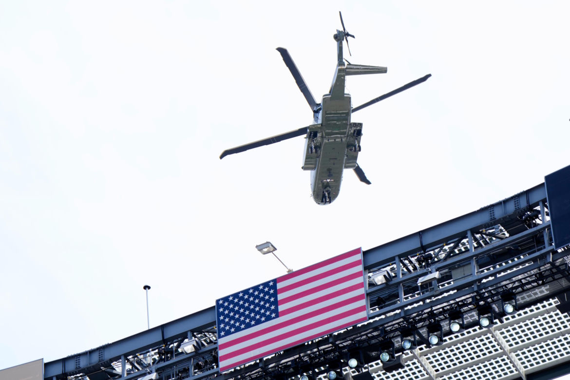 Donald Trump na stadionie podczas finału Mistrzostw Świata FIFA 2026