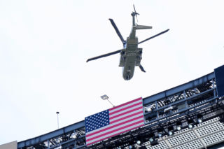 Donald Trump na stadionie podczas finału Mistrzostw Świata FIFA 2026