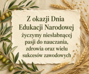 Kartka z życzeniami na Dzień Nauczyciela