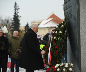 Jarosław Kaczyński na obchodach miesięcznicy smoleńskiej