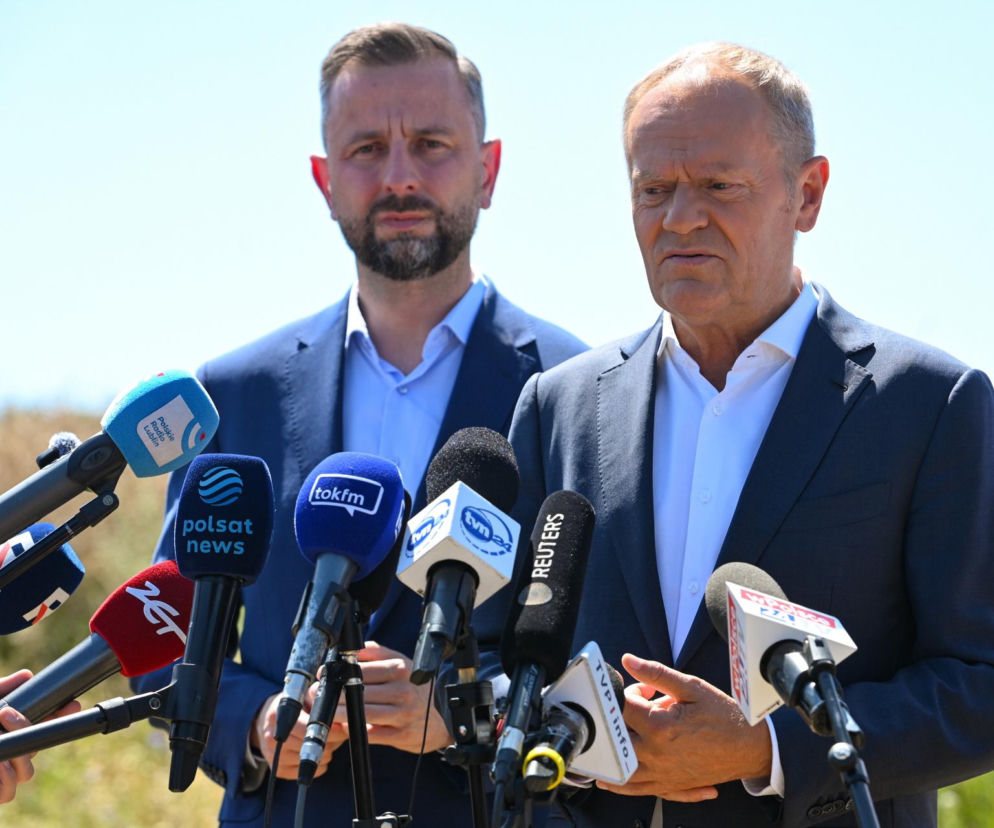 Donald Tusk i Władysław Kosiniak-Kamysz podczas konferencji na Lubelszczyźnie. Więcej na SE Polityka.