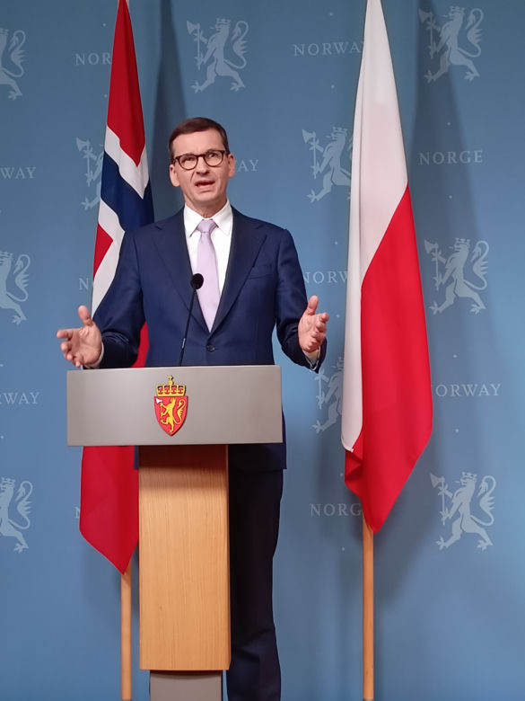 Premier Morawiecki w Oslo