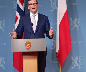 Premier Morawiecki w Oslo