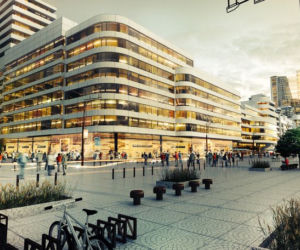 Wizualizacja jednego z budynków, który wchodzi w skład projektu autorstwa SEMEKO Grupy Inwestycyjnej dla „Międzytorza” w Gdyni.