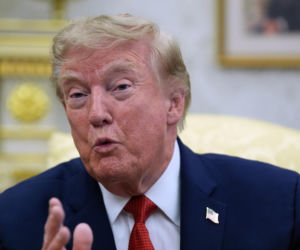 Prezydent USA Donald Trump uciszał w poniedziałek dziennikarkę CNN Kristen Holmes