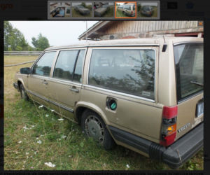 Volvo 740 kombi Janusza Rewińskiego na sprzedaż