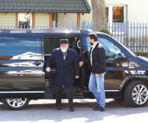 Lech Wałęsa w kościele