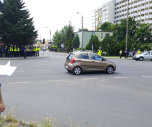 Funkcjonariusze rywalizujący w konkursie Policjant Ruchu Drogowego 2017