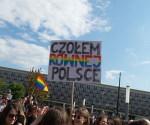 Chcemy gorącego seksu, nie gorącej ziemi. Zobacz transparenty z Marszu Równości w Krakowie