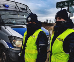 Policjantki na granicy polsko-białoruskiej