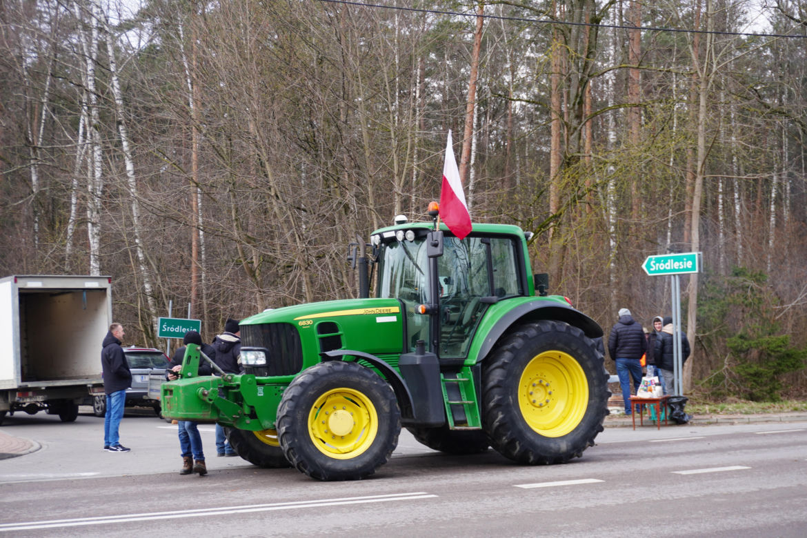 Protest rolników wokół Białegostoku - 20 marca 2024