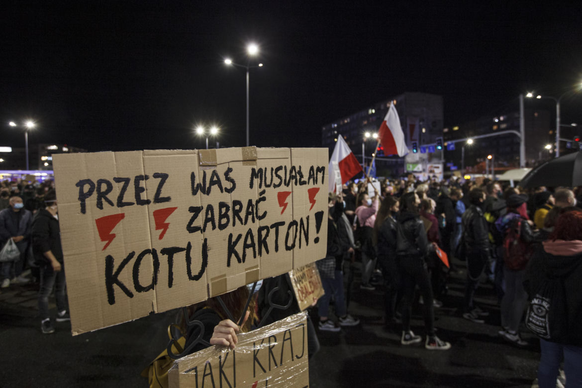 Protest kobiet we Wrocławiu