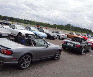 Mazda MX-5 - zlot 2014 fanów w Polsce na torze Jastrząb