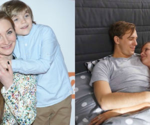 O mnie się nie martw 4 sezon. Kinga (Dagmara Bąk), Mateusz (Eryk Pratsko), Iga (Joanna Kulig), Marcin (Stefan Pawłowski)