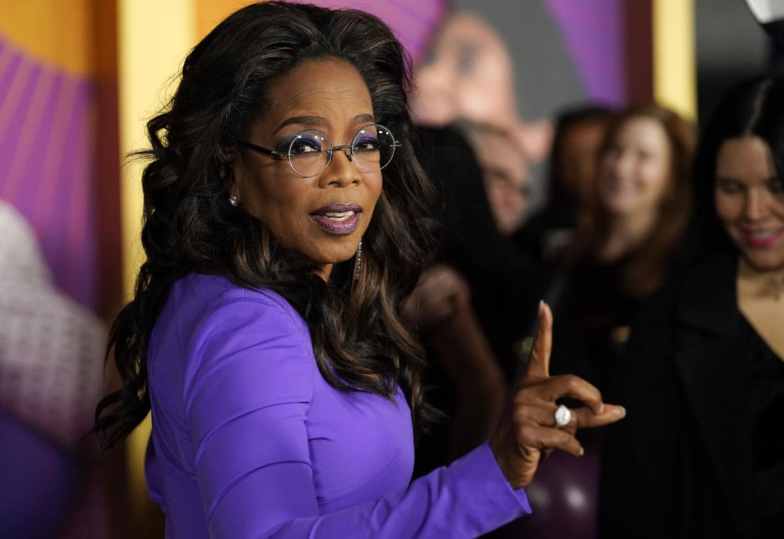 Szok! To jest Oprah Winfrey. Trudno ją teraz rozpoznac