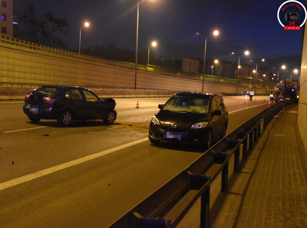 Poważny wypadek na S8. Zderzenie trzech aut osobowych i ciężarówki. 5 osób rannych!
