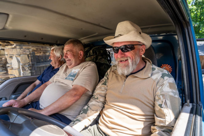 Gienek i Jastrząb zobaczyli góry