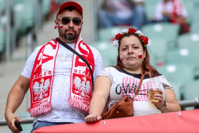 Polska - Ukraina. Tłumy kibiców na trybunach. Znajdź się na zdjęciu!