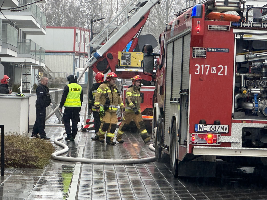 Pożar! Potężne kłęby czarnego dymu nad Kabatami