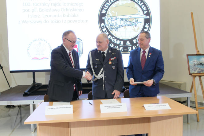 Inauguracja obchodów 100-lecia historycznego lotu. Orliński i Kubiak  polecieli z Warszawy do Tokio i z powrotem