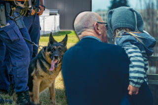 Dziadek z demencją i trzylatek wyszli z domu i przepadli! Pies tropiący w akcji