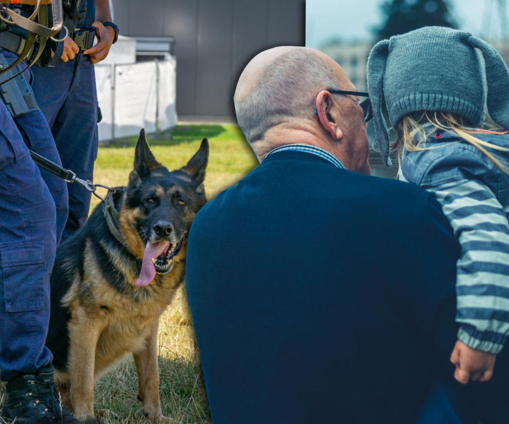 Dziadek z demencją i trzylatek pod jego opieką. Wyszli z domu i przepadli! Pies tropiący w akcji