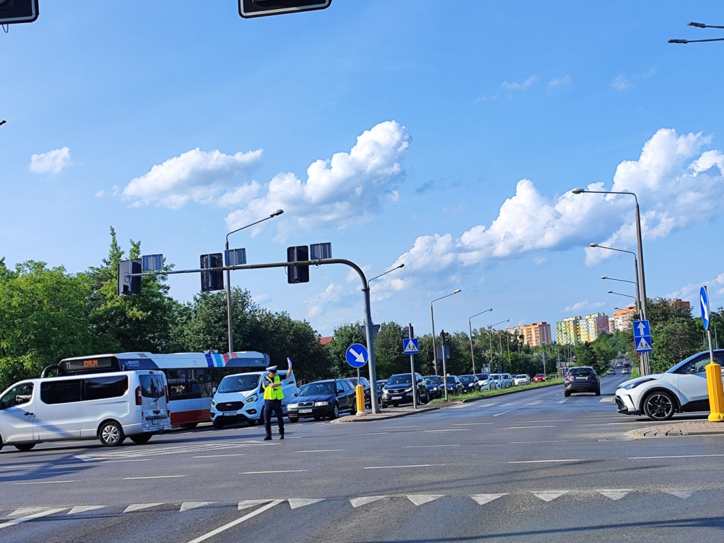 Mazowieccy policjanci rywalizowali o to kto najlepiej kieruje ruchem