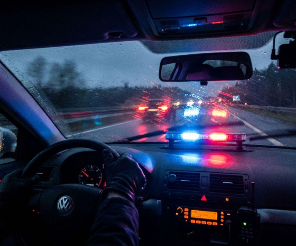 Pościg za audi pod Bielskiem Podlaskim