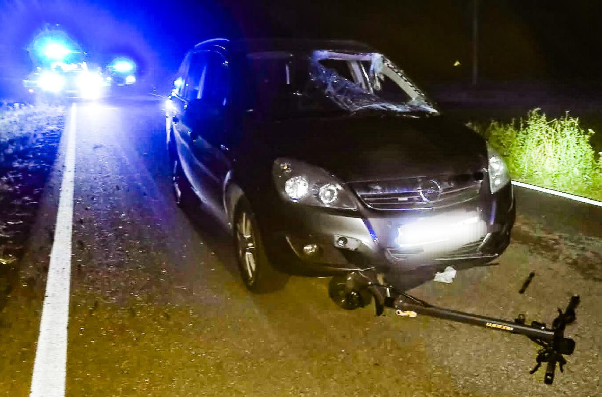 15-latek na hulajnodze zginął pod kołami Opla