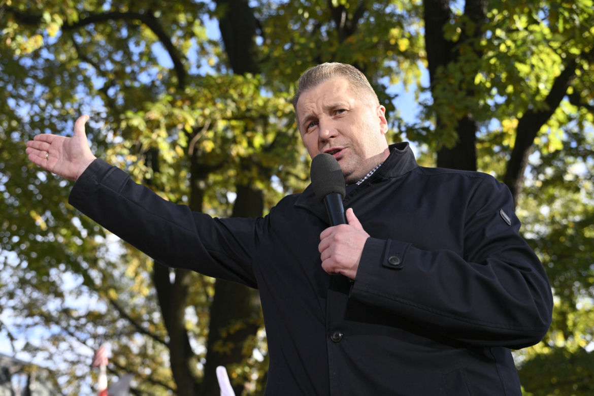 Protest pod TK. Kaczyński