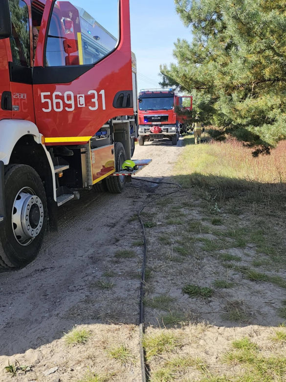 Tragedia pod Żninem. Mężczyzna nie żyje, dom stanął w ogniu! [ZDJĘCIA]