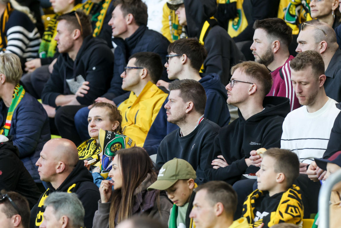 GKS Katowice - Lechia Gdańsk: Zdjęcia kibiców i zawodników z meczu 25. kolejki PKO BP Ekstraklasy