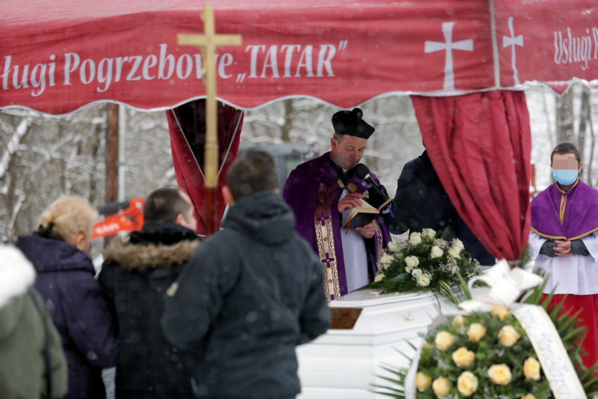 WYSOKA: Pogrzeb Dawida P. Zamordowanego w niedzielę na krakowskich Azorach