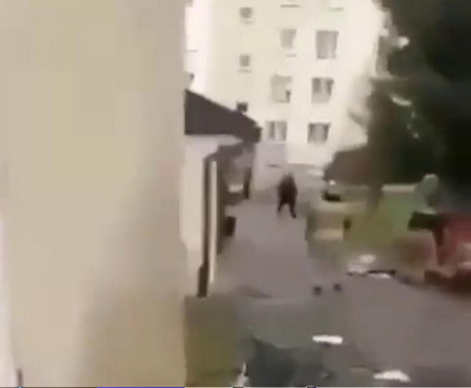 Dramat w Sanoku. Dwie osoby nie żyją, sprawca zastrzelony przez policję