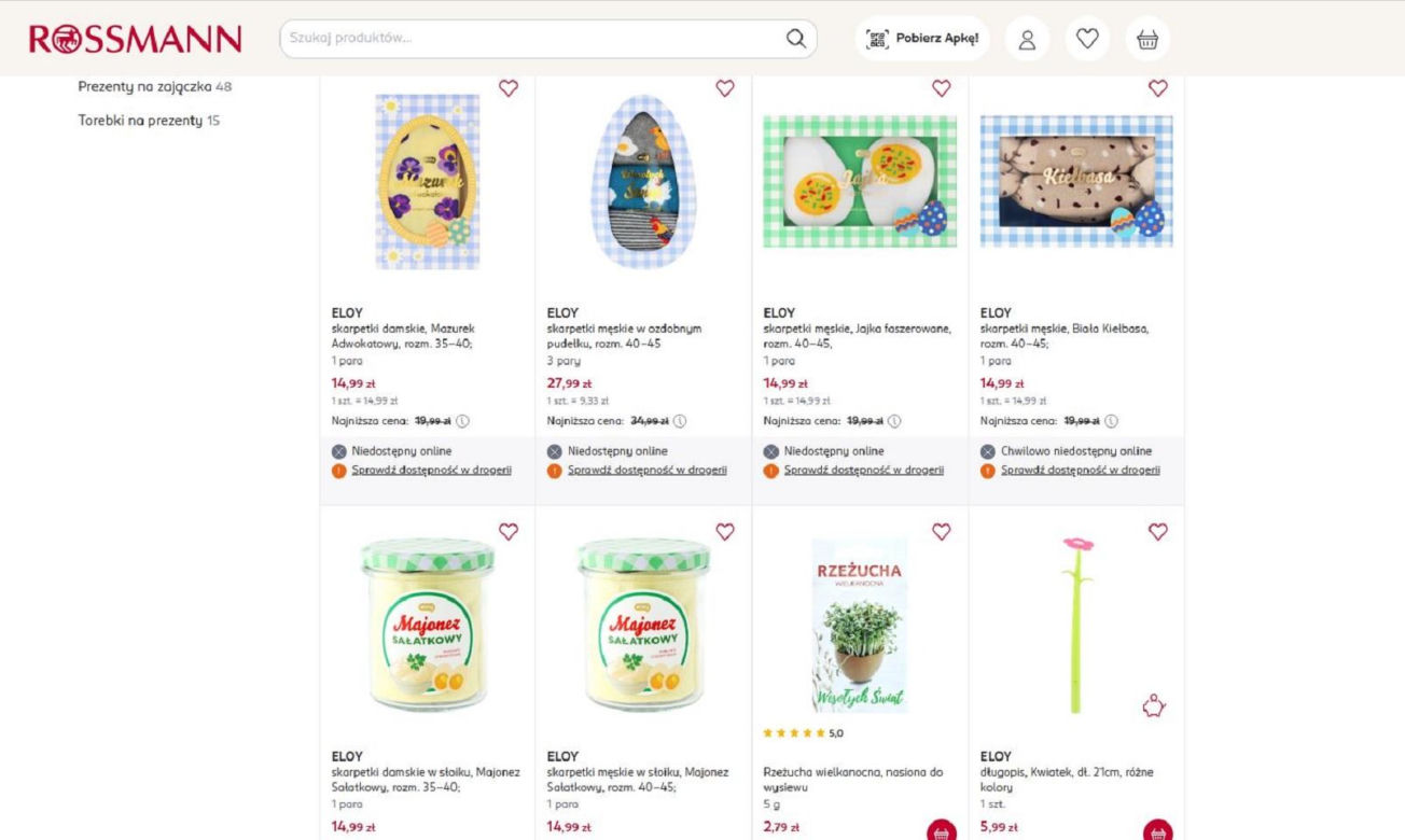 Wielkanocna promocja w Rossmann. Dziesiątki produktów kupisz teraz w niższej cenie