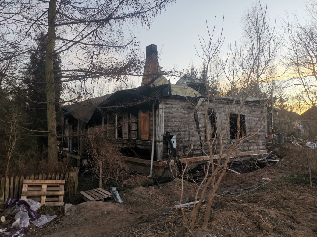 Pożar zniszczył moje marzenia
