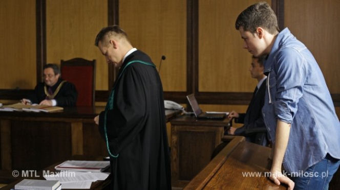 M jak miłość odc. 1045. Łukasz (Adrian Żuchewicz), Piotrek (Marcin Mroczek)
