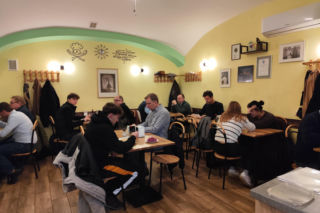 Słynna Jadłodajnia u Stasi przy ul. Mikołajskiej 12 w Krakowie