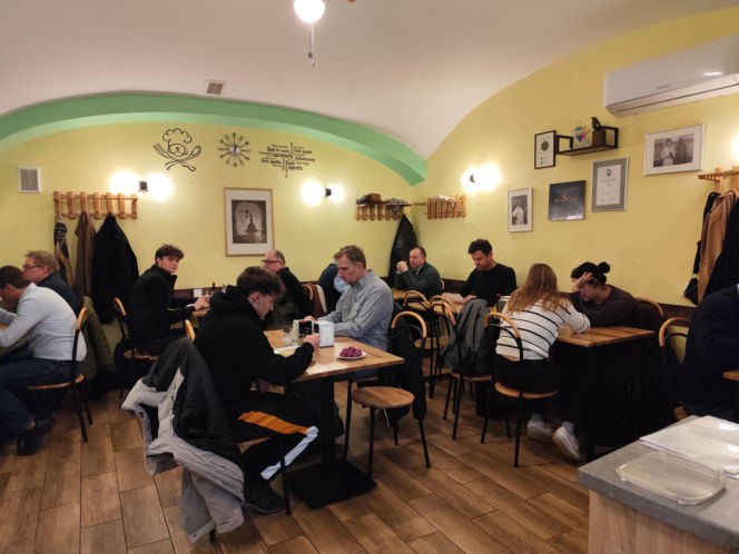 Słynna "Jadłodajnia u Stasi" przy ul. Mikołajskiej 12 w Krakowie