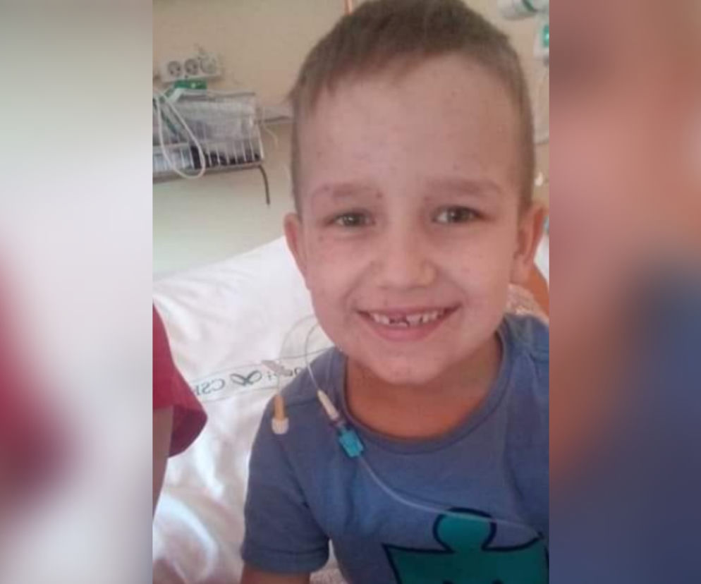 Synek policjanta z Łodzi ciężko chory. Potrzebna krew dla 6-letniego Mateuszka