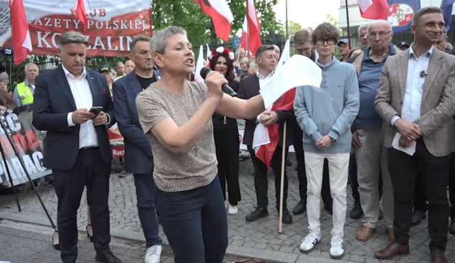 Manifestacja ROG w Warszawie. Żądali reparacji