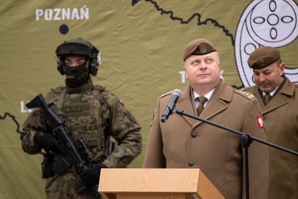 Przysięga terytorialsów w Poznaniu