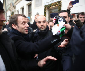 Macron w Krakowie