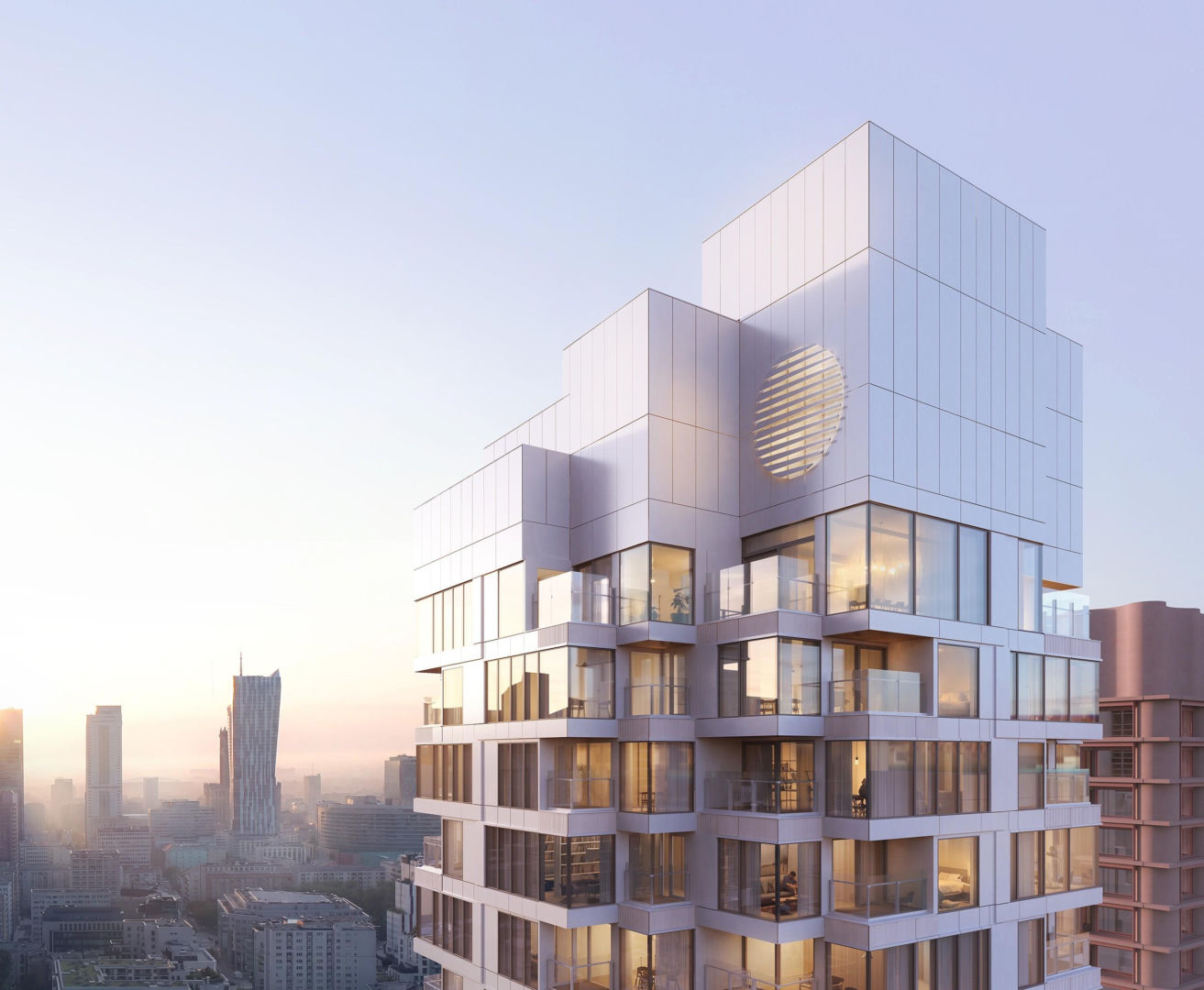 Motion Tower - część kwartału Towarowa 22 w Warszawie