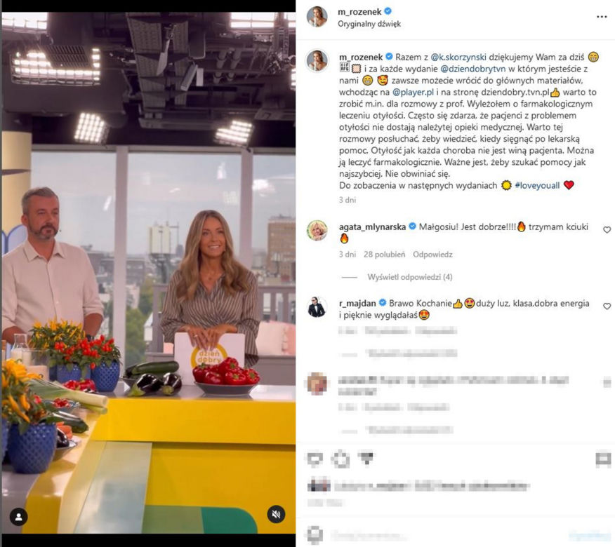 Małgorzata Rozenek-Majdan znowu uczy się mówić