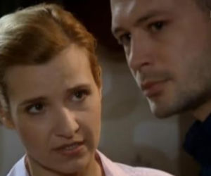 M jak miłość odc. 998. Małgosia (Joanna Koroniewska), Tomek (Andrzej Młynarczyk)