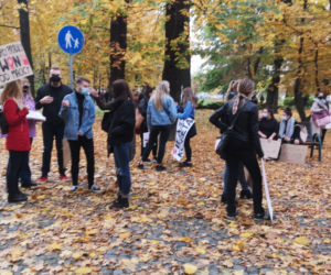 Strajk kobiet. POTĘŻNA manifestacja studentów w Katowicach!