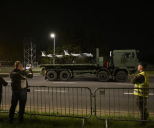 Nocna próba defilady wojskowej w Warszawie 2